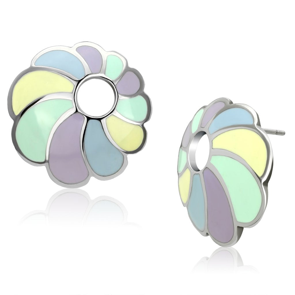pair of flower earrings