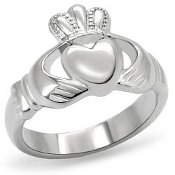 TK160 - High polished (no plating) Stainless Steel Ring with No Stone