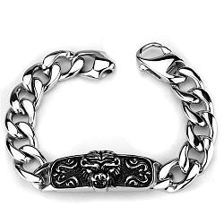 TK1978 - High polished (no plating) Stainless Steel Bracelet with No Stone